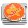 CT7241 Rock Star Guitar Orange Italian Charm