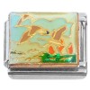 CT7243 Birds Flying Blue Sky Italian Charm
