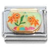 CT7255 Gold Fish Bowl Goldfish Aquarium Italian Charm