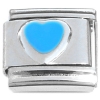 CT7513 Cute Blue Heart Italian Charm