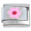 CT7514 Cute Pink Flower Italian Charm