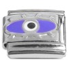 CT7537 Purple Evil Eye Protection Italian Charm