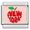CT7603 New York Apple Stem Italian Charm