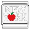 CT7605 New York Apple Italian Charm