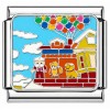 CT7642 Up House Balloons Italian Charm