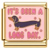 CT7648 Been a Long Day Goldtone Italian Charm