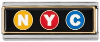 CT7770 NYC New York City Superlink Italian Charm