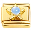 CT7865 Star Sphere Gold Base Italian Charm