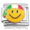 CT8002 Smile Face Flag of Italy or Mexico Bandana Italian Charm