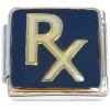 CT8079 Rx Medical Symbol Doctor Nurse Italian Charm