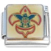 CT8100 Boy Scouts Emblem Seal Italian Charm