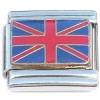 CT8104 United Kingdom Great Britian Flag Italian Charm