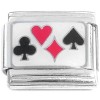 CT8270 Playing Card Suits Club Heart Spade Diamond Italian Charm