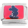 CT8331 Mickey Silhouette Italian Charm