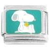 CT8345 Snoopy Woodstock Sitting Italian Charm