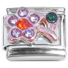 CT8352 Multicolor Flower Italian Charm