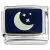 CT8356 Moon Stars Black Sky Italian Charm