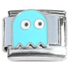 CT8367 Blue Ghost Video Game Italian Charm