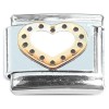 CT8372 Cute Heart Polka Dots Italian Charm