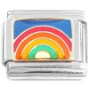 CT8393 Cute Rainbow Blue Sky Italian Charm