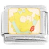 CT8401 Lisa Simpson Cartoon Italian Charm