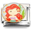 CT8404 Ariel Mermaid Cartoon Italian Charm