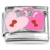 CT8406 Love Heart Key Locks Italian Charm