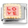 CT8410 Love Letter Postage Stamp Italian Charm