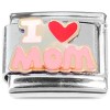 CT8411 I Love Mom Red Pink Italian Charm