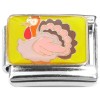 CT8422 Cute Thanksgiving Turkey Italian Charm