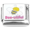 CT8423 Bee-utiful Beautiful Smiling Bee Italian Charm