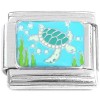 CT8427 Sea Turtle Diving Swimming Italian Charm