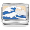 CT8439 Great Big Wave Ocean Surf Italian Charm