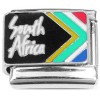 CT8445 South Africa Words Country Flag Italian Charm