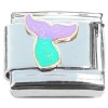 CT8458 Colorful Mermaid Tail Italian Charm