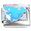 CT8488 Dolphin Mom Baby Ocean Italian Charm