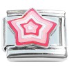 CT8493 Multi Star Burst Red Pink White Italian Charm