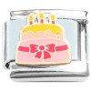 CT8498 Cake Candles Bow Celebration Italian Charm