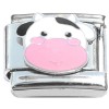 CT8500 Cute Cow Face Smile Italian Charm