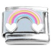 CT8506 Hearts Rainbow Love Italian Charm