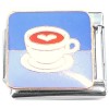 CT8510 Cute Coffee Heart Latte Art Italian Charm