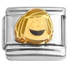 CT8543 Peppermint Patty Smiling Face Italian Charm