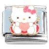 CT8569 Hello Kitty Love Heart Italian Charm