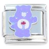 CT8589 Cartoon Bear Purple Italian Charm