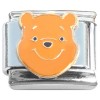 CT8597 Smiling Winnie the Pool Face Italian Charm