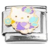 CT8606 Hello Kitty Blue Purple Italian Charm