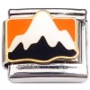 CT8612 Mountain Range Snow Top Hills Italian Charm