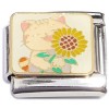 CT8616 Cute Cat Sunflower Italian Charm