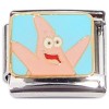 CT8618 Patrick Star Cartoon Italian Charm