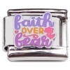 CT8625 Faith Over Fear Cute Italian Charm